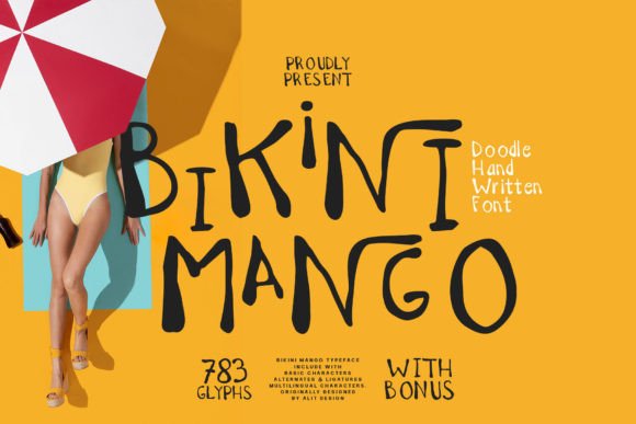 Bikini Mango: A Playful Handwritten Display Font