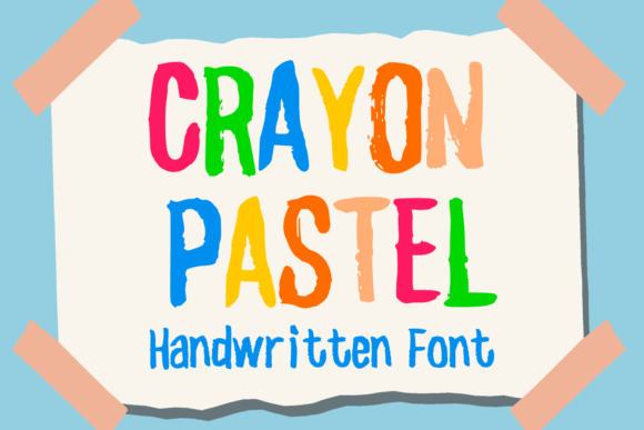 Crayon Pastel: A Playful Font for Creative Designs
