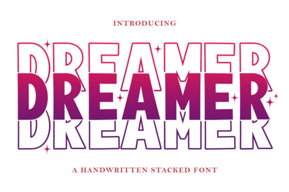 Dreamer Stacked: A Cool Display Font for Creative Projects