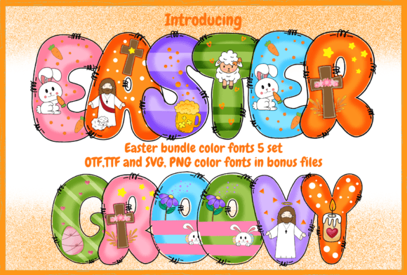 Easter Groovy: A Charming Font for Whimsical Designs