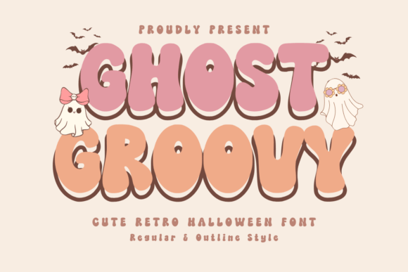 Ghost Groovy: A Bold & Playful Display Typeface