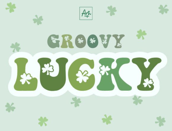 Groovy Lucky: A Retro Font for St. Patrick's Day Charm