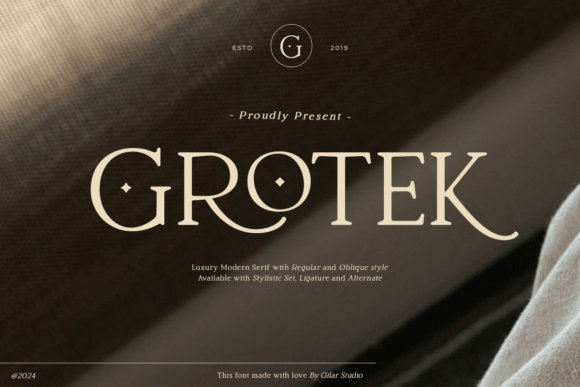 Grotek: A Stylish Serif Font for Modern Design