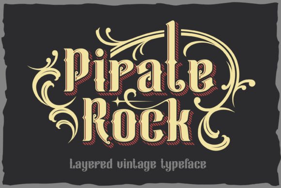 Pirate Rock: Your Adventure-Ready Vintage Font