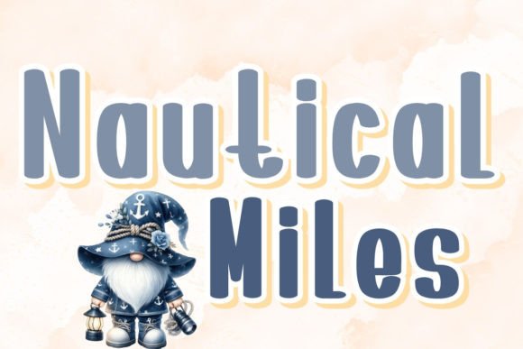 Sail Away with Nautical Miles: Charm and Whimsy in a Font