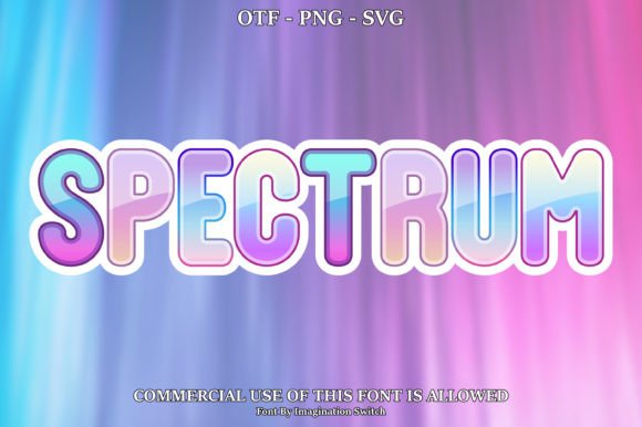 Spectrum: A Colorful Typeface for Creative Projects