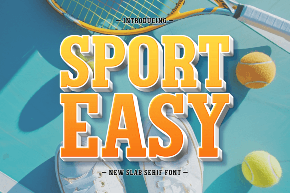 Sport Easy: A Bold Slab Serif for Dynamic Designs